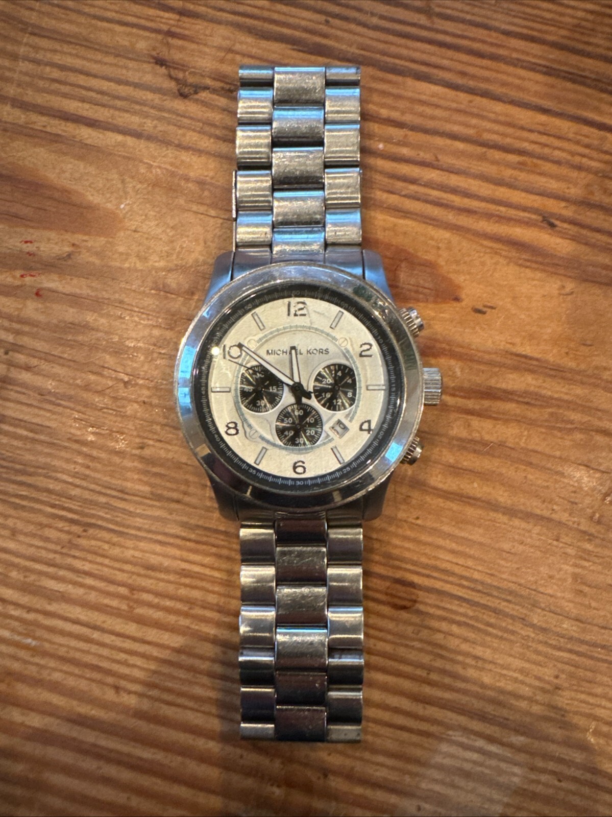 Orologio Uomo MICHAEL KORS Runway MK8060 Quadrante Argento con