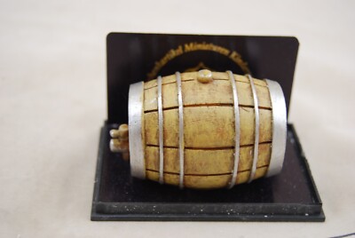 BEER BARREL  1.858/6   miniature dollhouse furniture 1/12 scale