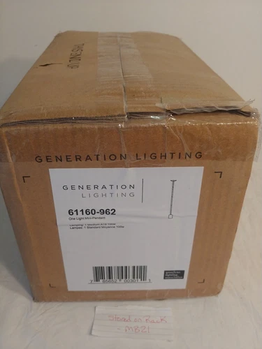 Sea Gull Lighting 61160-962 Oslo Mini Pendant Brushed Nickel - NEW SEALED - Picture 1 of 2