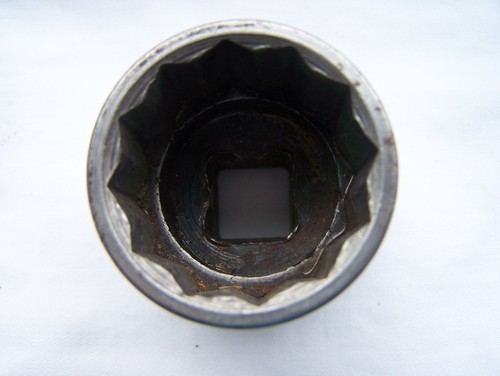 Vintage Craftsman 1-1/16" BE socket, 1/2" drive, 12-point, - Picture 5 of 6