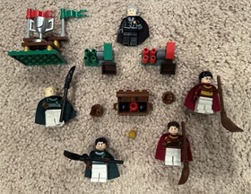 LEGO Harry Potter 4737 Quidditch Match 100% Complete Set W/ Instructions Malfoy