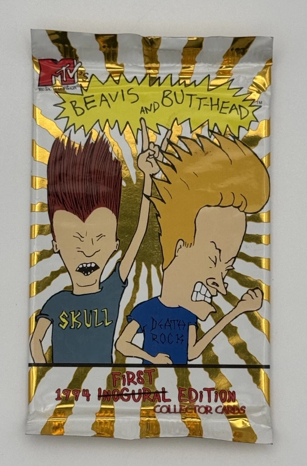 Tarjeta coleccionable Fleer Ultra Beavis and Butt-Head 1994 (1) paquete sin abrir MTV Foto 2 de 4