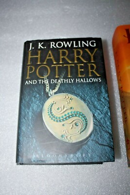 HARRY POTTER AND THE DEATHLY HALLOWS HB First Edition Books by