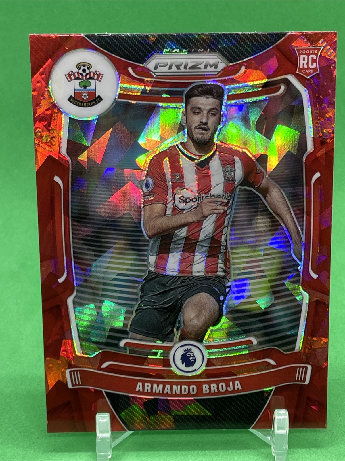 ARMANDO BROJA 2021-22 Panini Prizm Premier League Soccer RED ICE PRIZM RC, SP