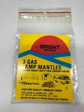 Bright Band 3 Gas Lamp Lantern Mantles Camping Gas Kerosene Cover Gauze