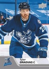 #125 Tyler Graovac - Manitoba Moose - 2020-21 Upper Deck AHL Hockey