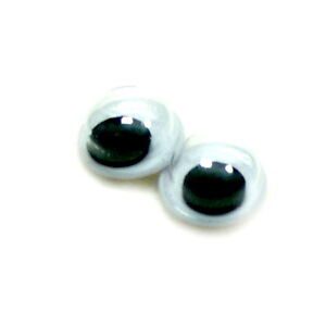 50 Wackelaugen 15mm Selbstklebend Schwarz Weiss Bastelbedarf Fur Kinder Schule Ebay