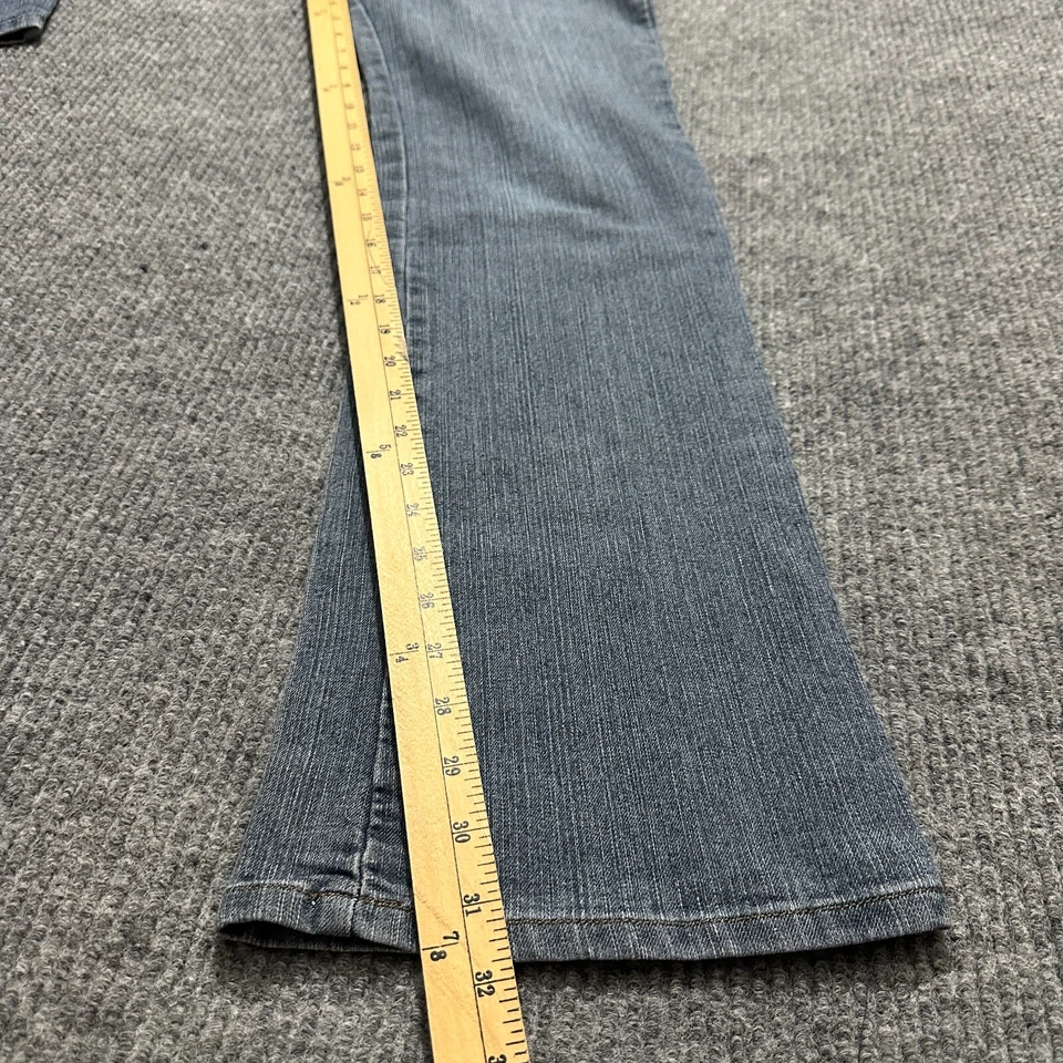 Женские джинсы Salt Works NY со средней посадкой размер 8 синие джинсовые с откидным карманом - Изображение 4 из 4