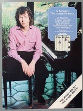 AL STEWART vintage 1980 POSTER ADVERT 24 CARROTS Arista Records