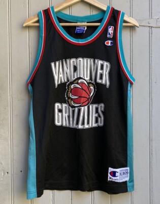 Vancouver Grizzlies ユニフォーム Champion NBA Vintage 90s Champion Vancouver Grizzlies NBA Jersey, Claw Logo