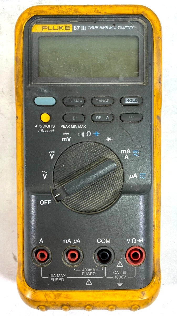 FLUKE 87-5/E2K/EUR Fluke, Multimètre numérique industriel, Série 80 V,  20000 points True RMS Gamme Auto/Manuelle 4.5 Digits