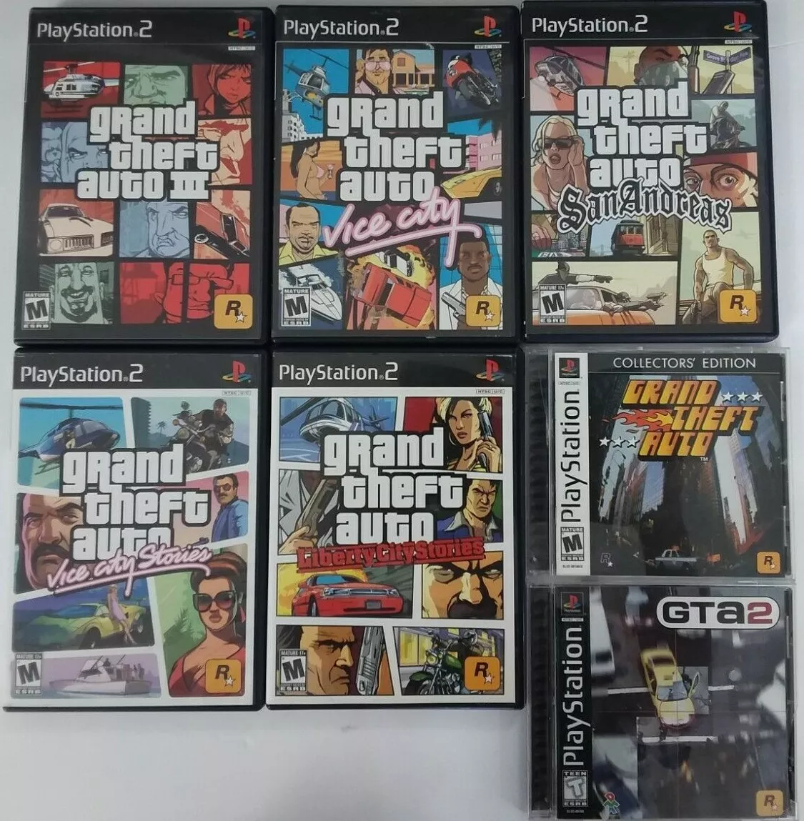 Grand Theft Auto games (Sony Playstation 2) Ps2 TESTED