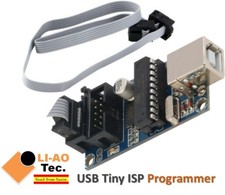 USBTiny USBtinyISP USB Tiny AVR ISP Programmer Bootloader with Programming Cable