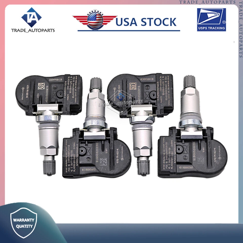 4 sensores de neumáticos para Honda CR-V 2012-2013 2012-2015 Crosstour TPMS sensor 315 MHz Foto 2 de 4