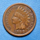 1898 Indian Head Cent Penny ~ F FINE ~ US Type Coin Collectible