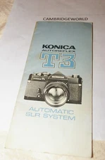 KONICA T3 24 PAGE INFORMATION BROCHURE LEAFLET GENUINE ORIGINAL