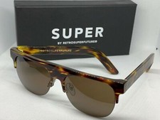RetroSuperFuture 265 Andrea Striped Havana Frame Size 54mm Sunglasses NIB