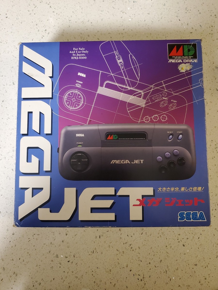SEGA セガ メガドライブ MEGA JET メガジェット HMJ-0300 SEGA MEGA JET Handheld Console HMJ-0300 Mega Drive Genesis