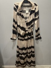 Women's Tie-Dye Pleated Shirt Dress Size S