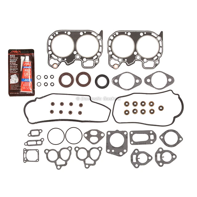Se adapta a 85-94 Subaru 1800 Loyale 1.8L SOHC Kit de junta de cabeza EA82T Foto 2 de 4