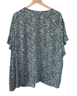 Chemise Imprimé Animalier Lane Bryant Taille 24W Neuve Avec étiquettes Noir/gris
