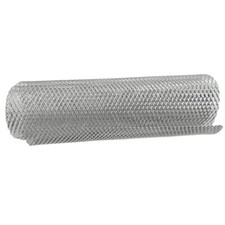 Rejilla de admisión delantera aluminio rombo malla red coche carreras rejilla 12x6mm plateada