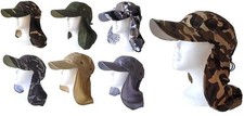 NEW BASEBALL FISHING HUNTING CAMPING BOATING MILITARY LONG EAR COVER CAP/HAT