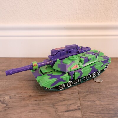 Vintage 1992 Transformers Megatron G2 Decepticon Green Tank Takara Hasbro Sounds