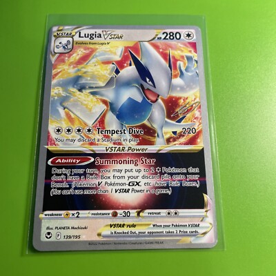 Pokemon TCG - World Championships 2023 Deck Card - Lugia V Star | eBay