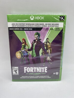 Microsoft Xbox Series X|S XB1: FORTNITE THE LAST LAUGH BUNDLE Factory Sealed NEW