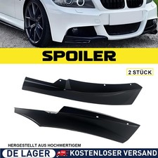2x Spoilerlippe Spoiler Lippe Ecken Schwarz passend für BMW 3er E90 E91 M Sport
