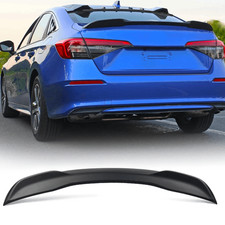 Matte Black Jdm Duckbill Rear Trunk Spoiler Wing 2022-26 Honda Civic 11th Sedan Matte Black Jdm Duckbill Rear Trunk Spoiler Wing 2022-26 Honda Civic 11th Sedan