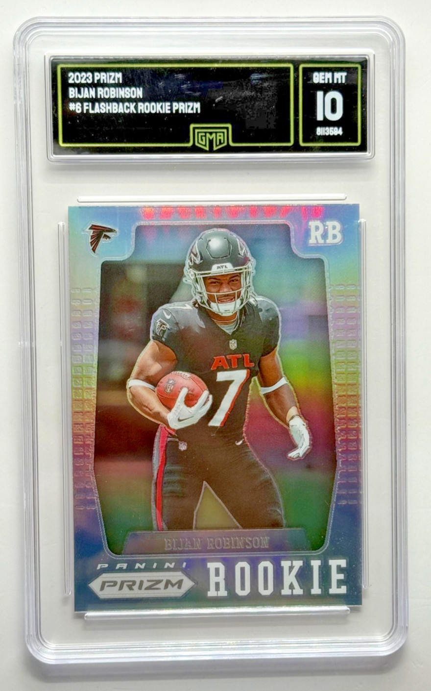 Bijan Robinson Panini Prizm Flashback Rookie #PFR6 Base