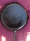 GRISWOLD #12 CAST IRON SKILLLET SMALL LOGO WITH HEAT RING NO WOBBLE