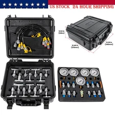 60P Hydraulic Pressure Test Kit for Caterpillar Case John Deere Bobcat Komatsu