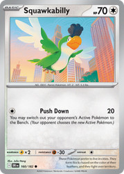 Squawkabilly 160/182 Destined Rivals Reverse Holo