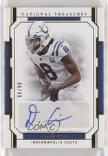 2018 Panini National Treasures Rookie Signatures Gold 6/49 Deon Cain Auto 2ct