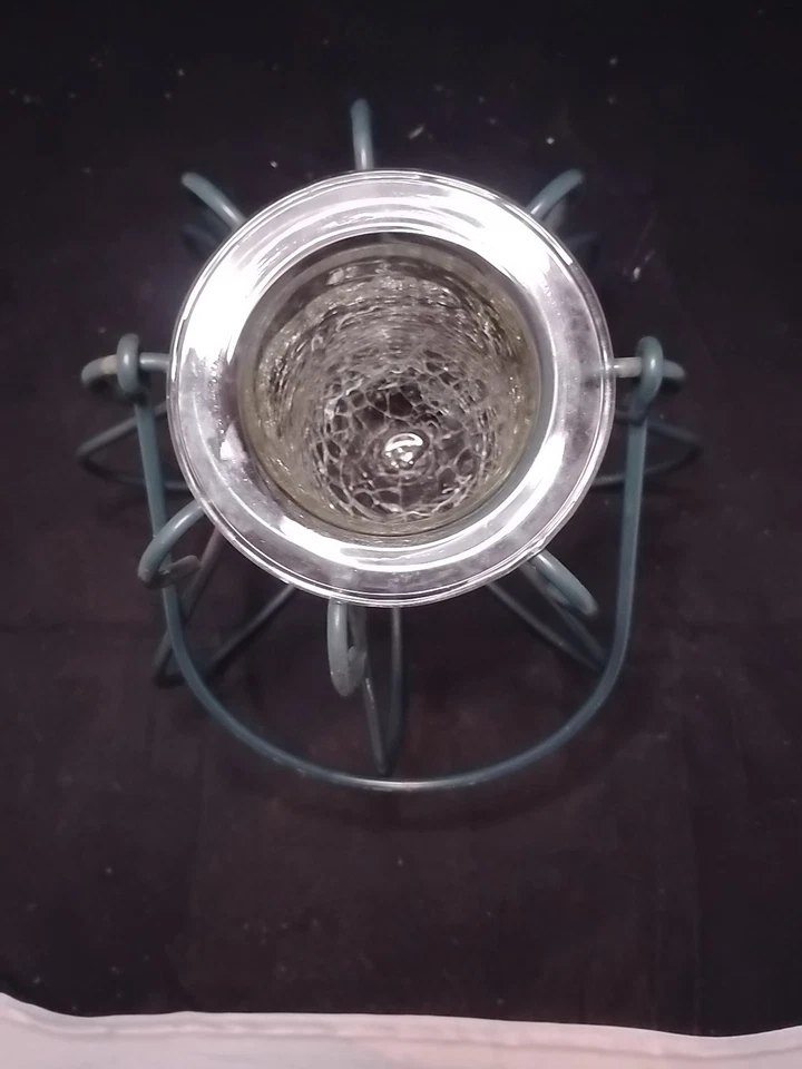 DE COLECCIÓN INTERIORES DEL HOGAR Colgante Jaula Metal Linterna Candelabro 13" Alto Foto 3 de 4