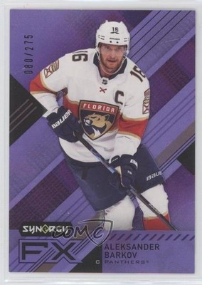 2021-22 Upper Deck Synergy FX Purple 80/275 Aleksander Barkov #FX-AB c8x