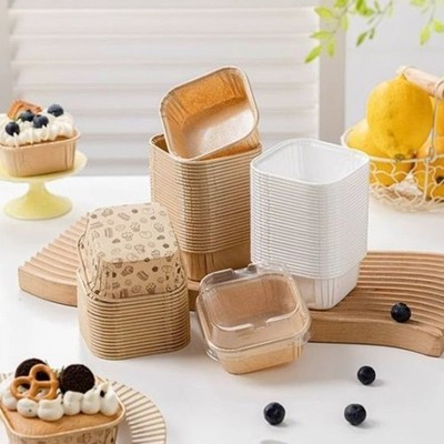 Dessert Backen Tasse Muffin Kuchen Liner Einweg Cupcake Verpackung Behälter