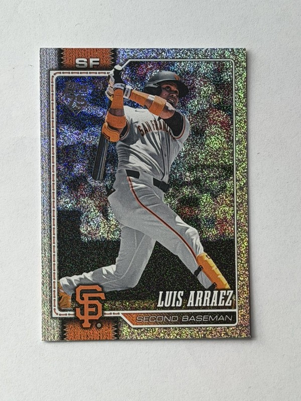 2026 Topps Luis Arraez Sandglitter Foil- San Diego Padres