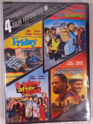 Ice Cube Collection 4 Film Favorites DVD Friday Films All About Benjamins New!
