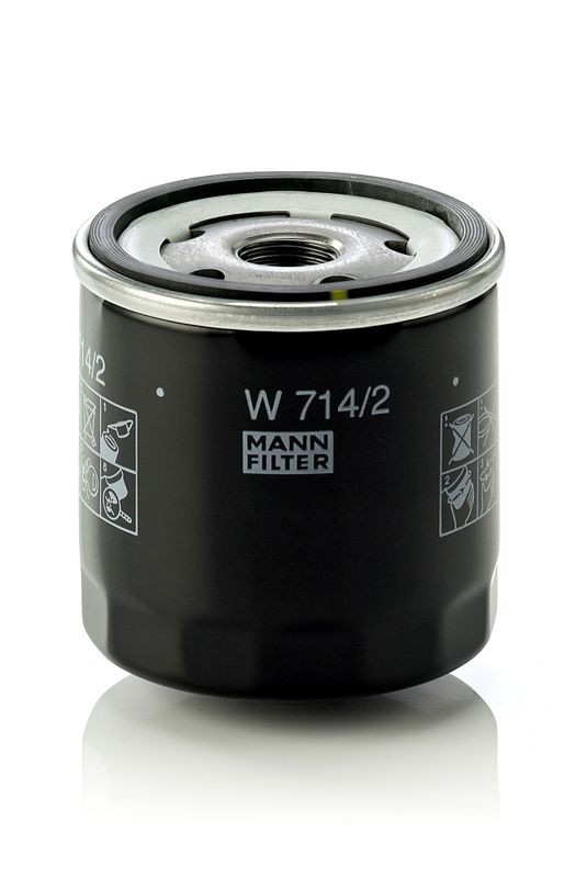 MANN W 714/2 Oil Filter Fits Alfa Romeo 33 Autobianchi Fiat FSO Innocenti Lancia
