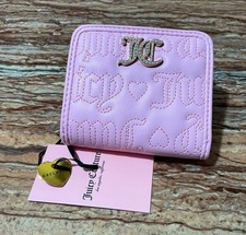 Juicy Couture Wallet Pink Quilted Logo Handbag Cardholder Wallet