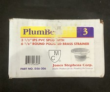PlumBest Floor Drain Strainer W/PVC Spud D56-306 W23