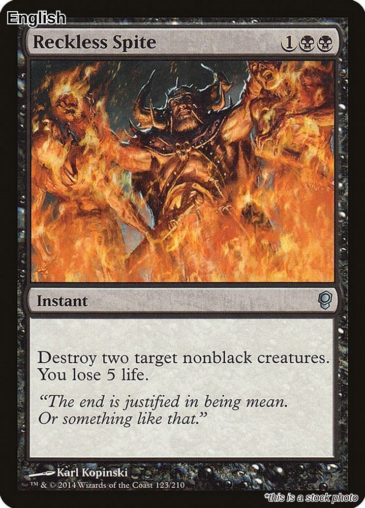 MTG Reckless Spite [CNS - 123] MP