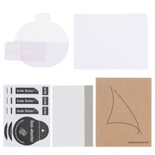 3pcs Watch Glass Screen Protectors 25mm TPU Round Smartwatch Screen Protective