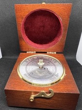 Vintage Made in England Barometer in Wood Case – Untested – As Is