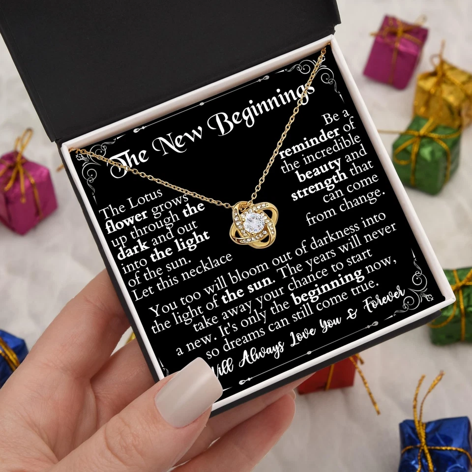 Nuevo collar para principiantes para mujer, regalo de divorcio para mujer, regalos para romper ne... Foto 3 de 4