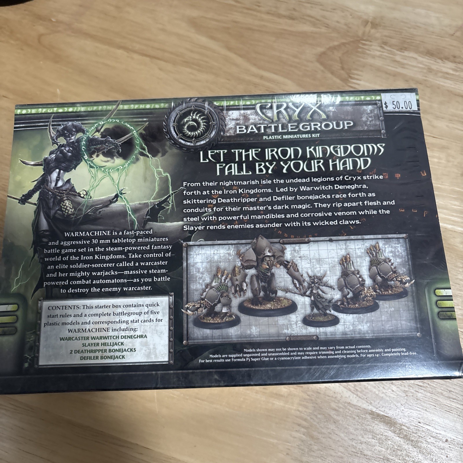 Warmachine Miniature CRYX Battlegroup by Privateer Press | eBay